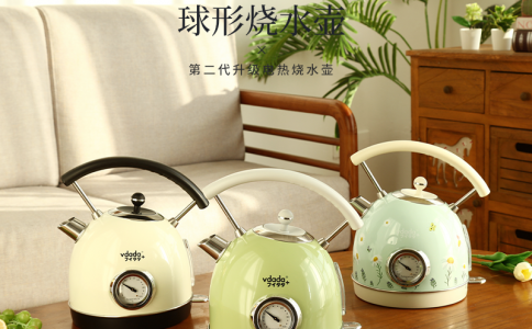 日本Vdada電熱水壺家用大容量智能304不銹鋼自動(dòng)斷電燒水壺批發(fā)