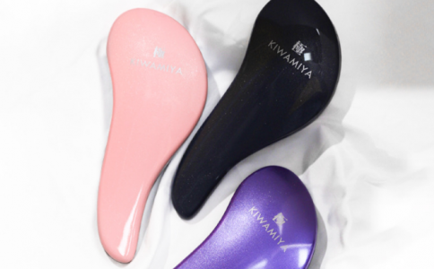 kiwamiya日本按摩頭皮專(zhuān)用梳子防靜電氣墊便攜家用男女士長(zhǎng)發(fā)梳